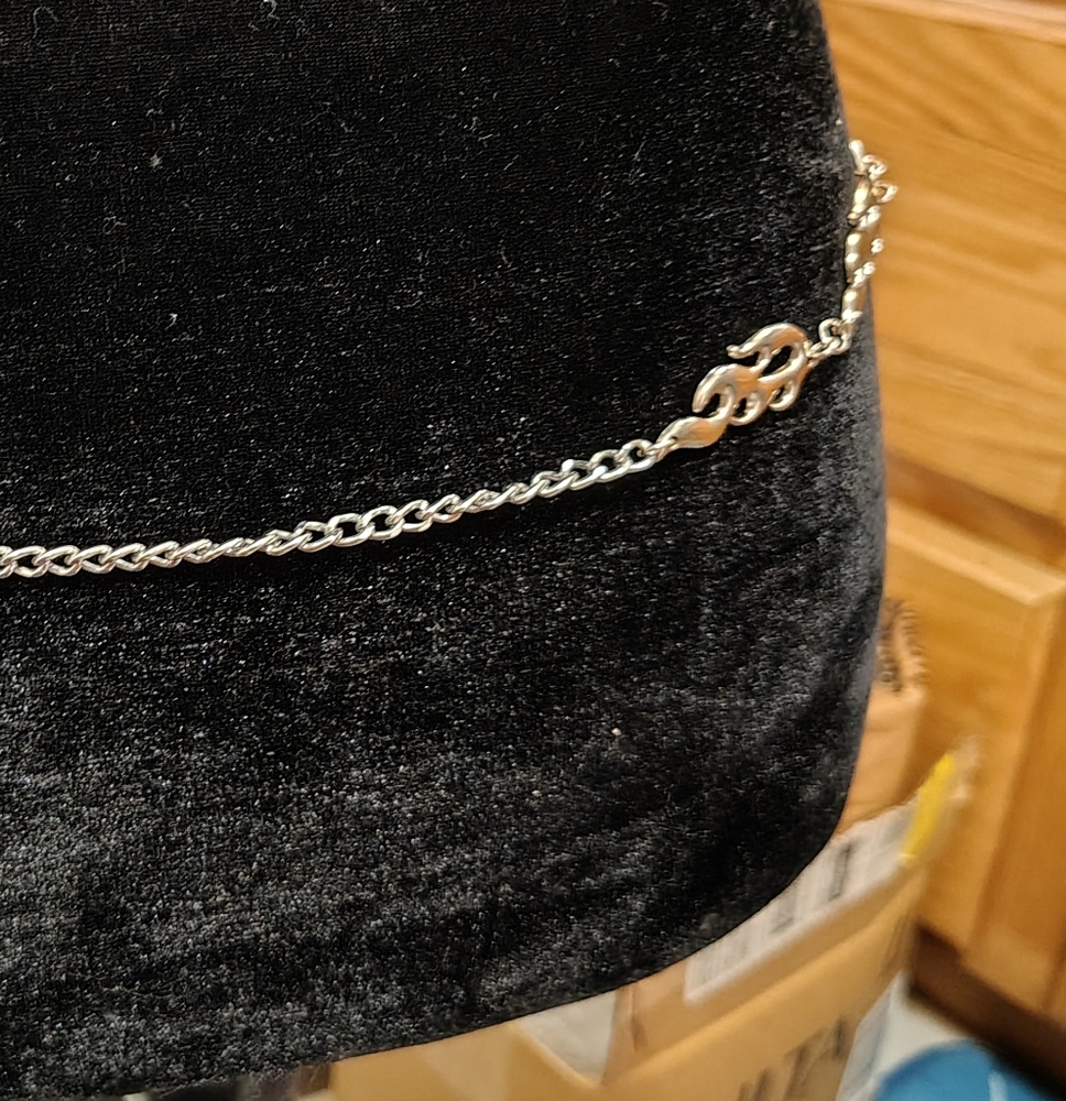 Vintage SilverTone Flame Chain Belt/ See Pics Information - Picture 6 of 16